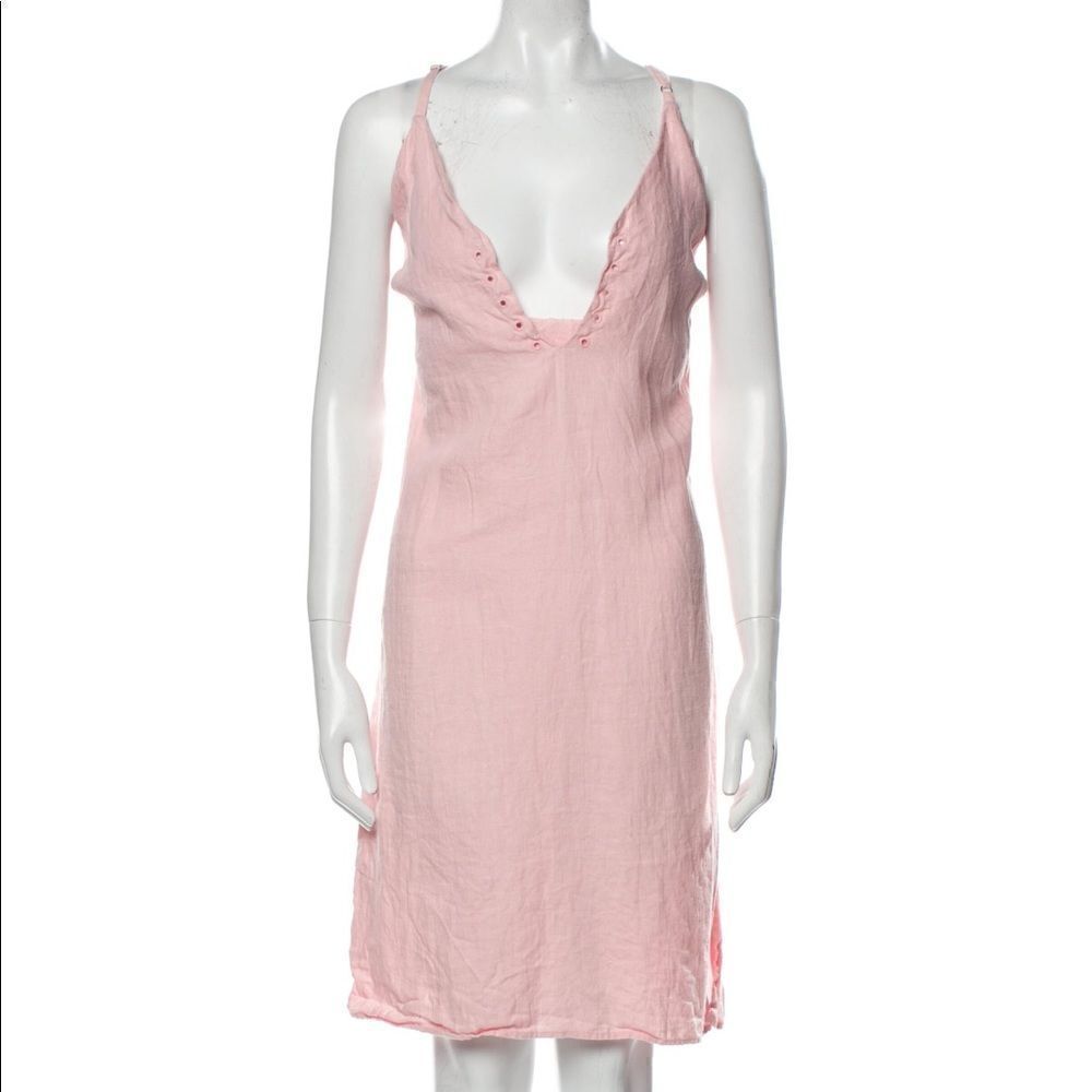 Reformation pink shift midi dress size medium